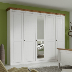 Almari Pakaian Minimalis Cat Duco 5 Pintu