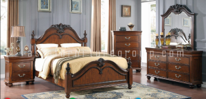 Set Kamar Tidur Minimalis Jati