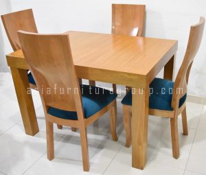Set Meja Makan Minimalis Jati