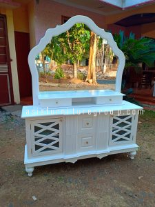 Meja Rias Modern Cat Duco Putih