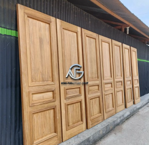 Pintu Jati Perhutani Minimalis 