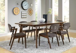 Set Meja Makan Minimalis 6 Kursi