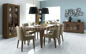 Set Meja Makan Minimalis 6 Kursi