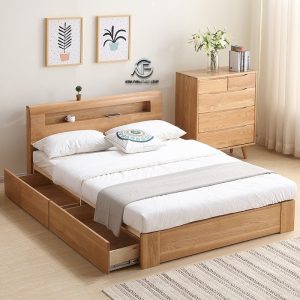 Tempat Tidur Dipan Minimalis Modern Kayu Jati