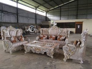 Set Kursi Tamu Sofa Ukir Jati