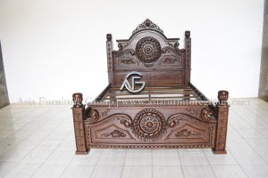 Tempat Tidur Dipan Ukir Mewah Kayu Jati
