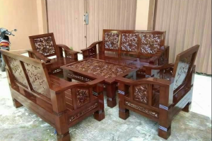 Kursi Tamu Minimalis Ukir