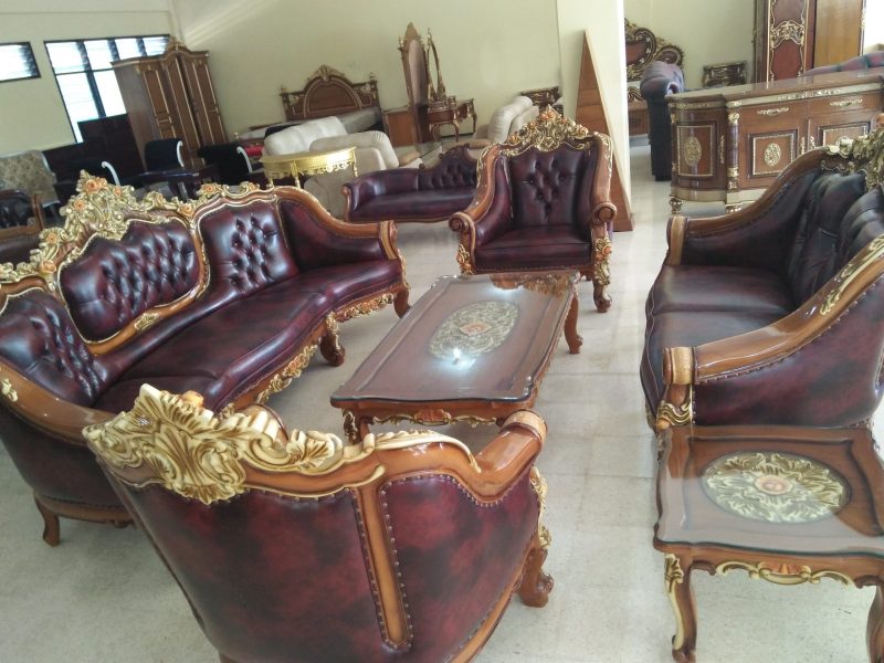 Set Kursi Sofa Tamu Jati Mewah