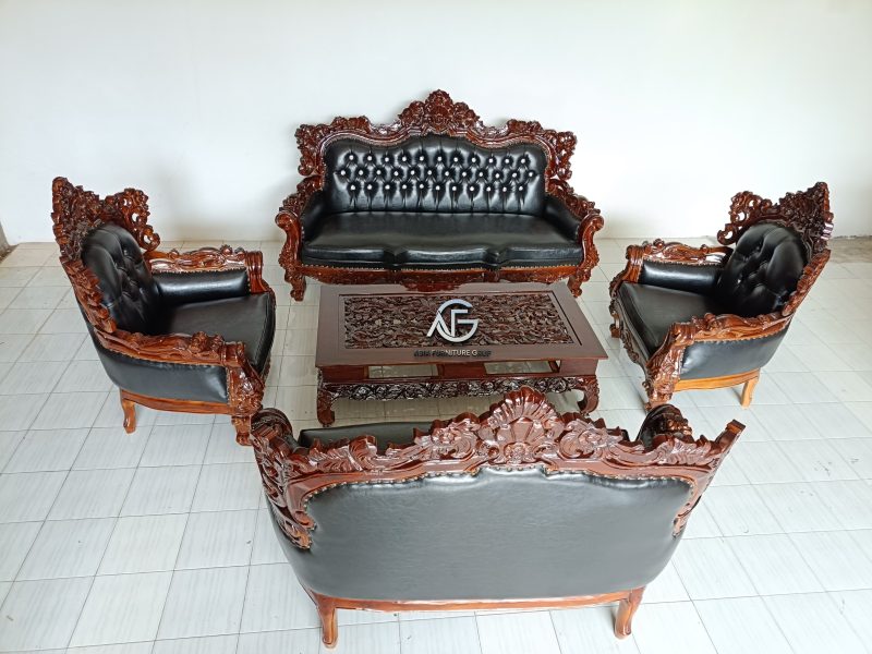 Set Kursi Tamu Sofa Ukir Mewah